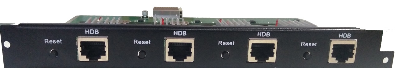 铭创 MCZN HDBT 4路HDBaseT输入卡产品图